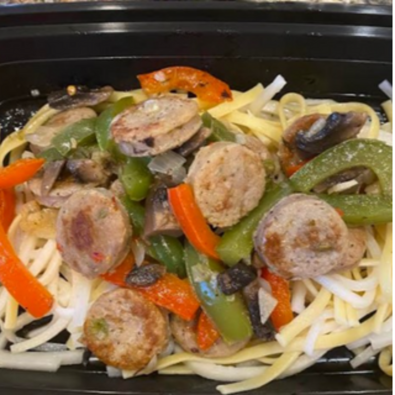 Chicken Sausage Pasta w/wine sauce Main Image